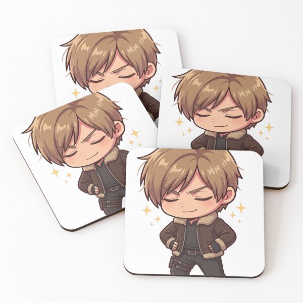 Item preview, Leon Resident Evil Sticker Chibi 3 designed and sold by Farinsta.