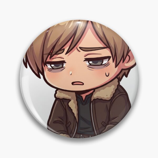 Item preview, Leon Resident Evil Sticker Chibi 4 designed and sold by Farinsta.
