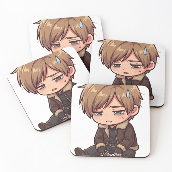Item preview, Leon Resident Evil Sticker Chibi 4 designed and sold by Farinsta.
