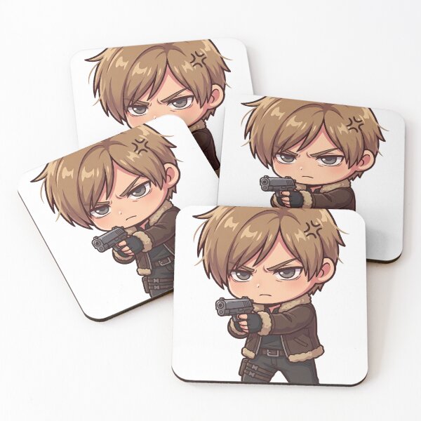 Item preview, Leon Resident Evil Sticker Chibi 5 designed and sold by Farinsta.