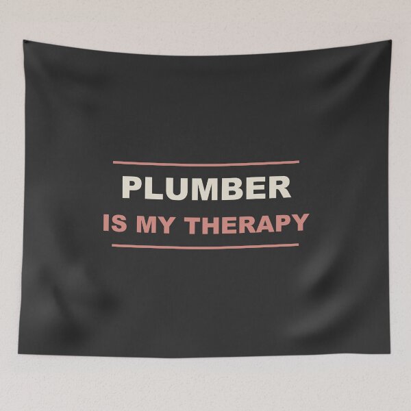 Item preview, Plumber Is My Therapy - Plumber designed and sold by RetroThreadWorks.