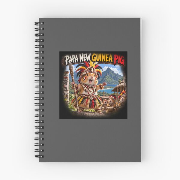 Item preview, Papa New Guinea Pig – Tropical Guinea Pig Pun designed and sold by Hornace88studio.