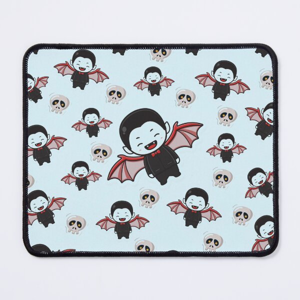Item preview, Cute Spooky Vampire and Skull Seamless Pattern designed and sold by Sakshiartwork.