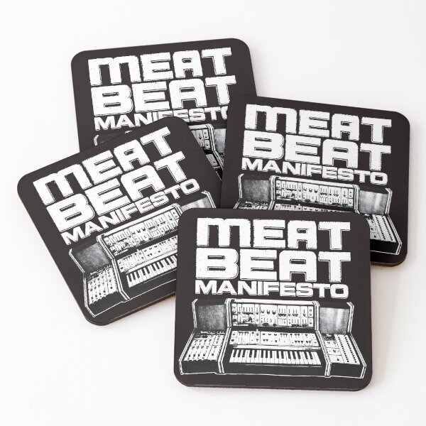 Item preview, Meat Beat Manifesto Synth Retro Electronic Music Art designed and sold by Millle-Feuye.