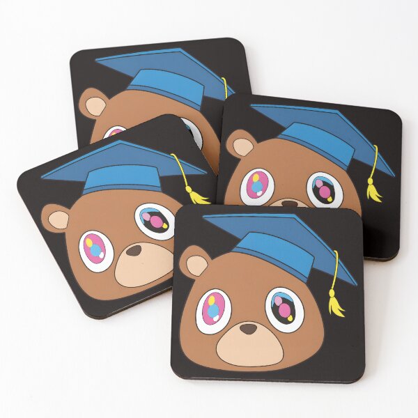 Item preview, Graduation Bear Cap Abstract Eyes Fun Art designed and sold by Millle-Feuye.