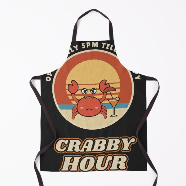 Item preview, Crabby Hour Funny Grumpy Crab Cocktail designed and sold by somebasic.