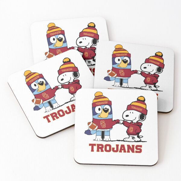Item preview, USC Trojanss x Snoopy Bluey Christmas Football NCAA designed and sold by Kleinpixel.