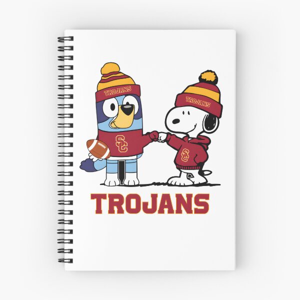 Item preview, USC Trojanss x Snoopy Bluey Christmas Football NCAA designed and sold by Kleinpixel.
