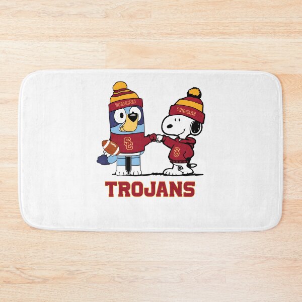 Item preview, USC Trojanss x Snoopy Bluey Christmas Football NCAA designed and sold by Kleinpixel.