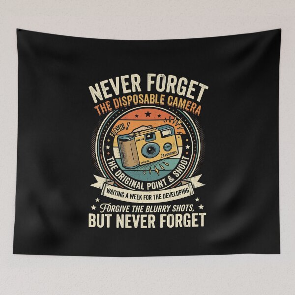 Item preview, Never Forget the Disposable Camera designed and sold by VYRON STUDIO.