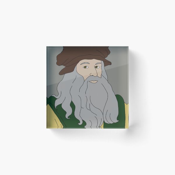 Item preview, The Classics Simplified 004 - Self Portrait of Leonardo Da Vinci designed and sold by JWDanielson.