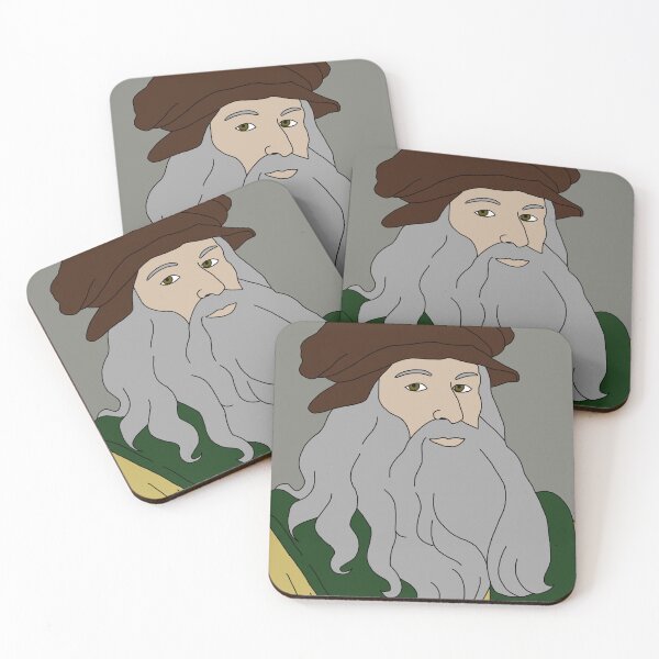 Item preview, The Classics Simplified 004 - Self Portrait of Leonardo Da Vinci designed and sold by JWDanielson.