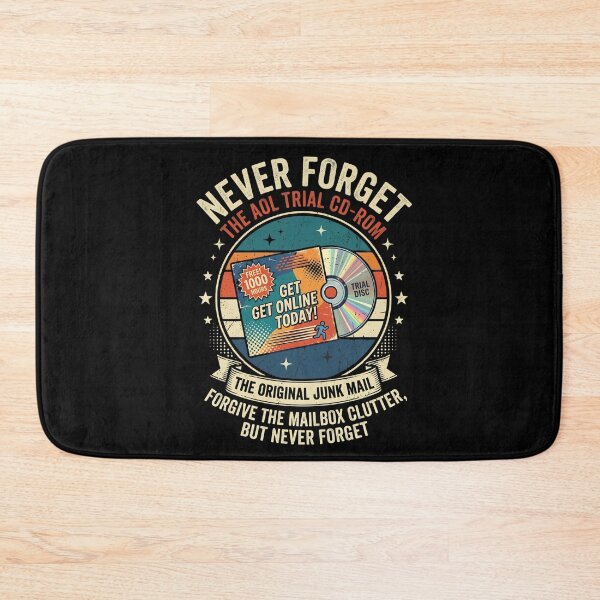 Item preview, Never Forget the AOL Trial CD-ROM (Free 1000 Hours) designed and sold by VYRON STUDIO.