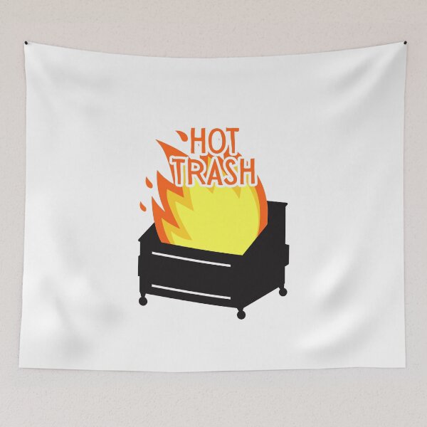 Item preview, Dumpster Fire Hot Trash designed and sold by Dondonmart.