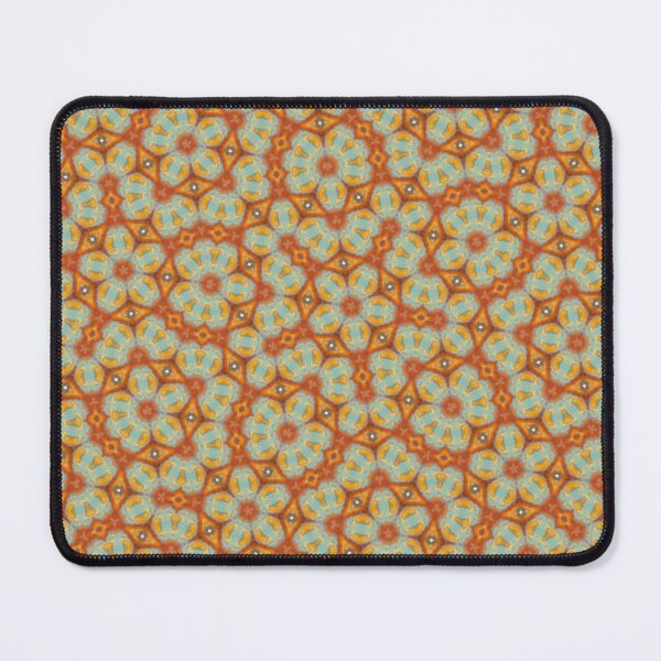 Item preview, Retro Burnt Poppy Pattern designed and sold by Shy Fractal Designs.