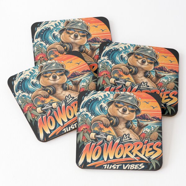 Item preview, NO WORRIES – JUST VIBES designed and sold by dhmnee.