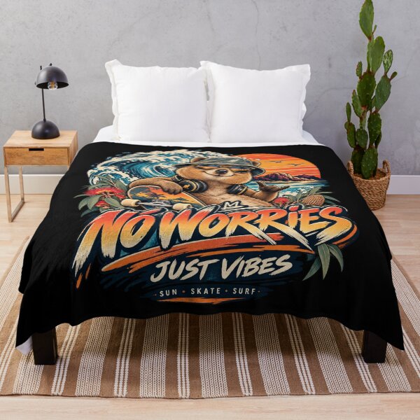 Item preview, NO WORRIES – JUST VIBES designed and sold by dhmnee.