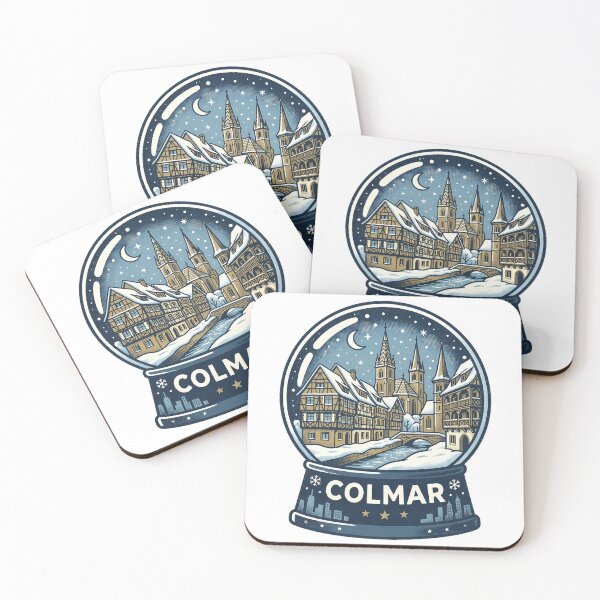 Item preview, Vintage Colmar Snow Globe Travel Badge designed and sold by k3rstman1.