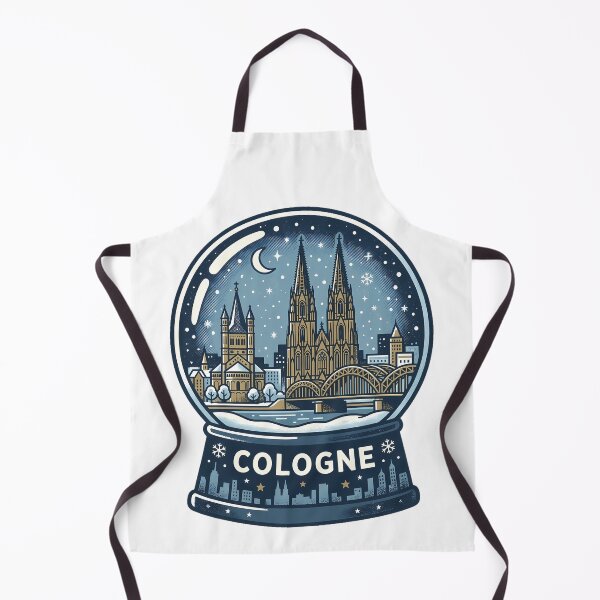 Item preview, Vintage Cologne Snow Globe Travel Badge designed and sold by k3rstman1.