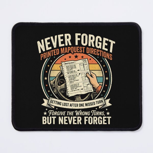 Item preview, Never Forget Printed MapQuest Directions designed and sold by VYRON STUDIO.