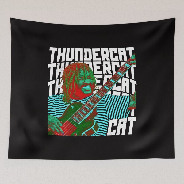 Item preview, Thundercat Guitarist Psychedelic Art designed and sold by LunaCanva.
