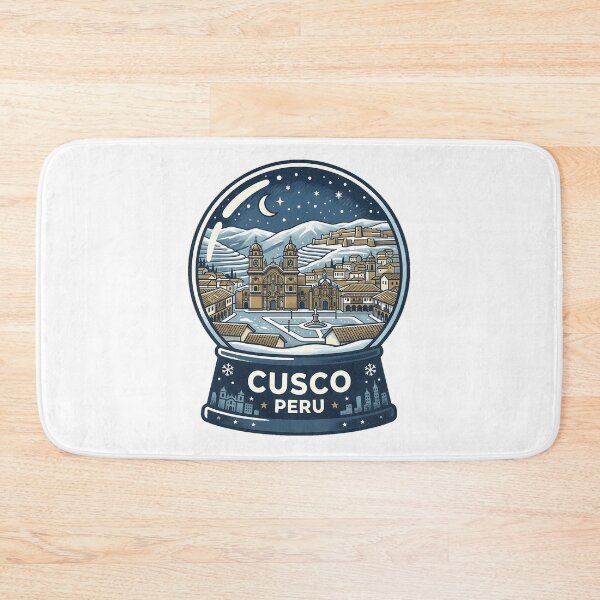 Item preview, Vintage Cusco Snow Globe Travel Badge designed and sold by k3rstman1.