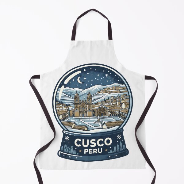 Item preview, Vintage Cusco Snow Globe Travel Badge designed and sold by k3rstman1.