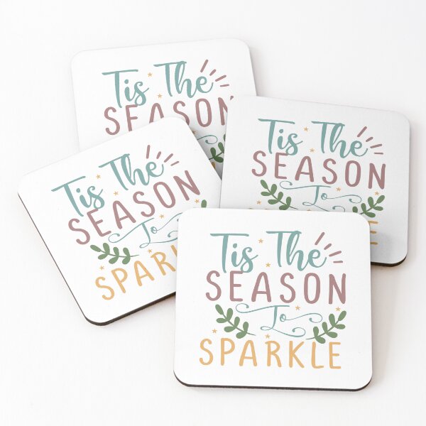 Item preview, Tis The Season To Sparkle Cute Pastel Fall Winter Botanical designed and sold by Creative Spark.
