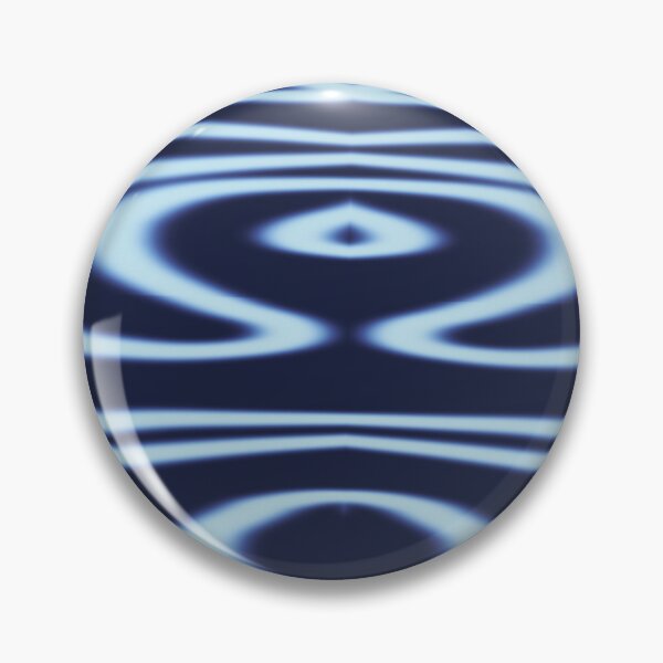 Item preview, Blue Hypnotic Optical Illusion Retro Pattern designed and sold by sankacreation.