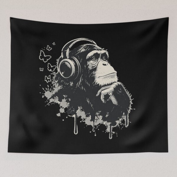 Item preview, Headphone Chimp designed and sold by Jimmyloc97.