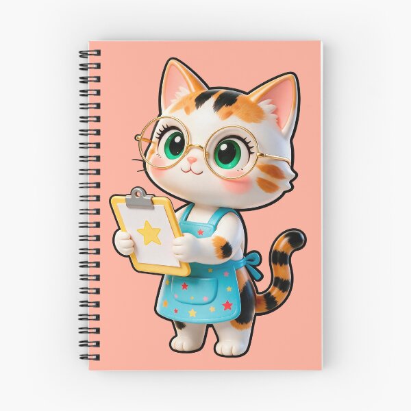 Item preview, Smart Calico Cat Teacher designed and sold by Raloel Art.