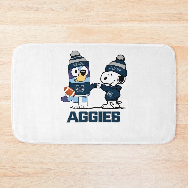 Item preview, Utah State Aggies x Snoopy Bluey Christmas Football NCAA designed and sold by Kleinpixel.
