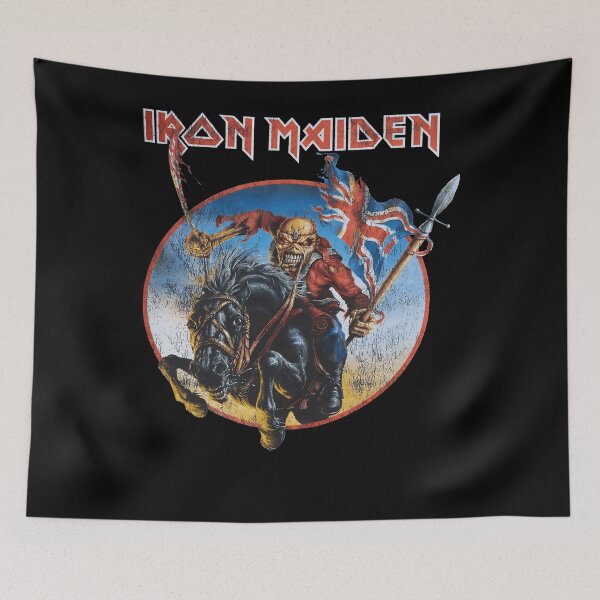 Item preview, Maiden Eddie Horse Union Jack designed and sold by RotwisArt.