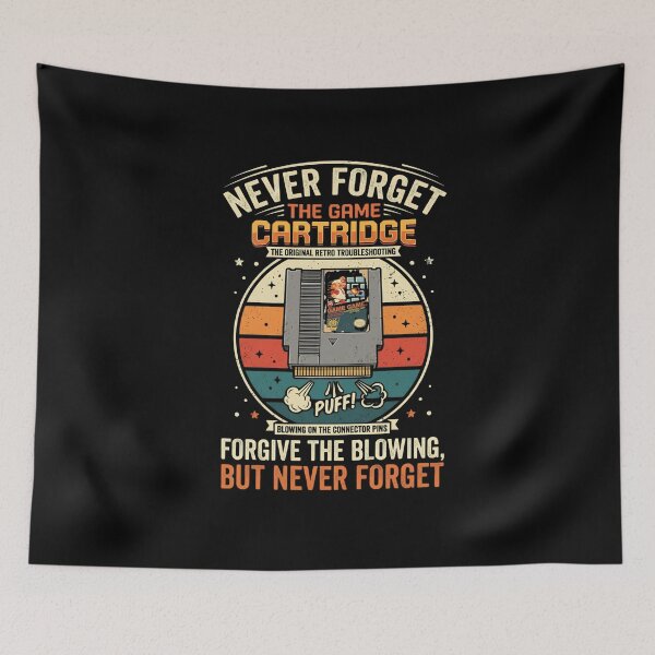 Item preview, Never Forget the Game Cartridge (Blowing on the Pins) designed and sold by VYRON STUDIO.