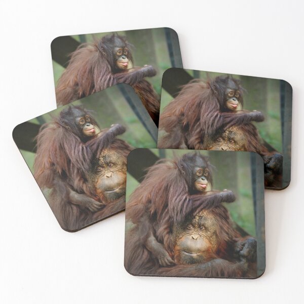 Item preview, Orangutan Mother and Baby Bonding designed and sold by Savannah Gibbs.