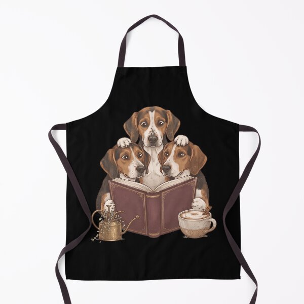 Item preview, Vintage American Foxhound Reading Book Funny Dog Lover designed and sold by dian-rody-crest.