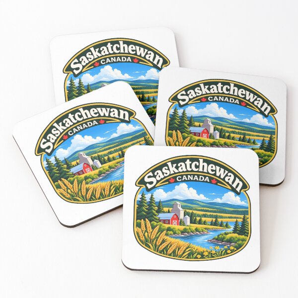 Item preview,  Saskatchewan, Canada - Golden Prairie Farm Landscape designed and sold by Myra365Art.