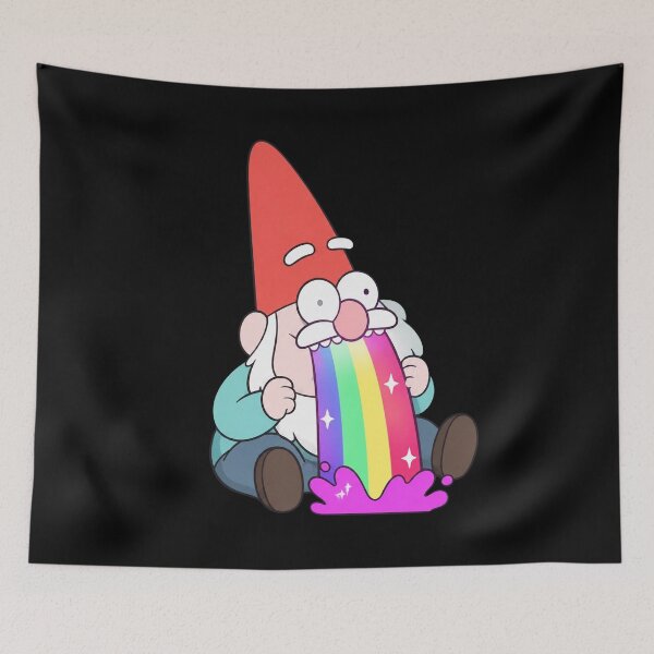 Item preview, Rainbow Vomiting Gnome designed and sold by Jimmyloc97.