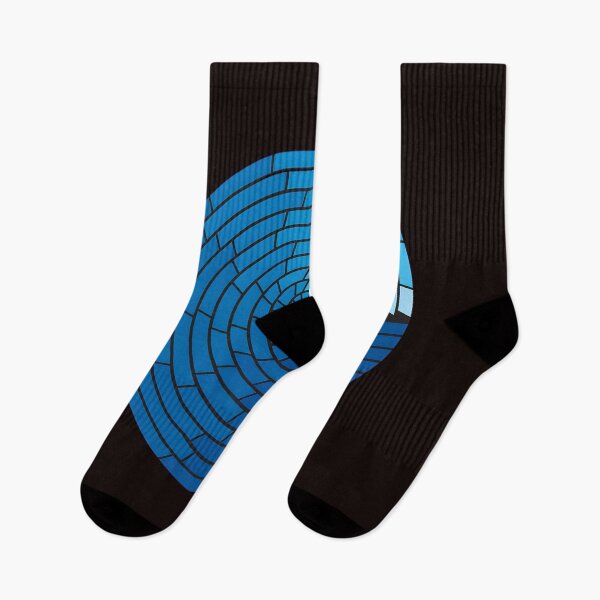 Item preview, Blue Geometric Spiral Wave Abstract  designed and sold by ValentinCasevc.