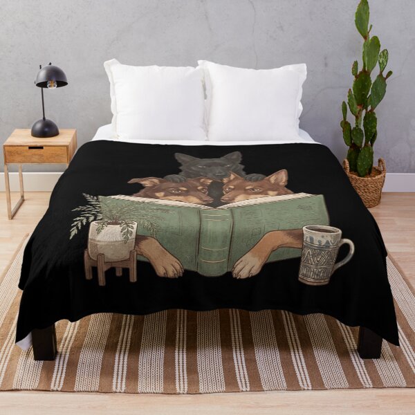 Item preview, Vintage Australian Kelpie Reading Book Funny Dog Lover designed and sold by dian-rody-crest.