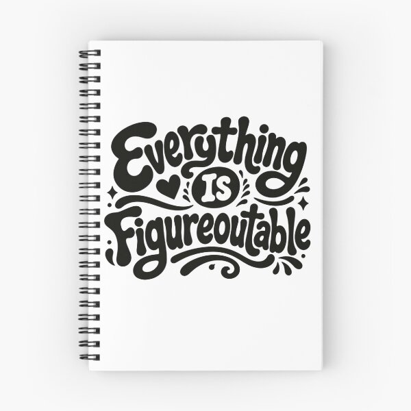 Item preview, Everything Is Figureoutable Motivation Mindset Inspiration Quote designed and sold by RetroMini2026.