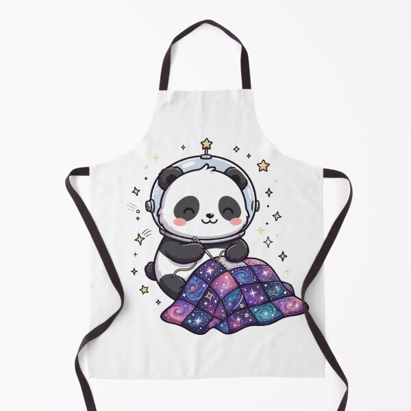 Item preview, Space Panda Quilter designed and sold by TMS-Studio.