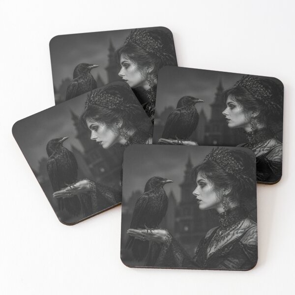 Item preview, Mysterious Gothic Woman with Raven designed and sold by 4Seasons.