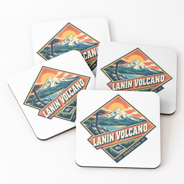 Item preview, Lanín Volcano Argentina Mountain Travel Explorer Hiking designed and sold by NightGlyph.