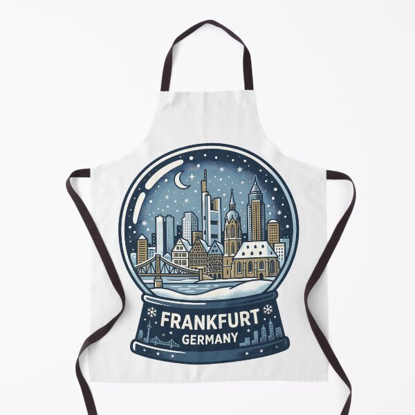 Item preview, Vintage Frankfurt Snow Globe Travel Badge designed and sold by k3rstman1.
