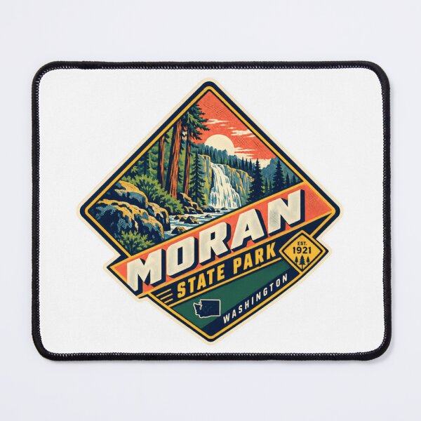 Item preview, Moran State Park Est. 1921 Washington Nature Outdoors Travel designed and sold by NightGlyph.