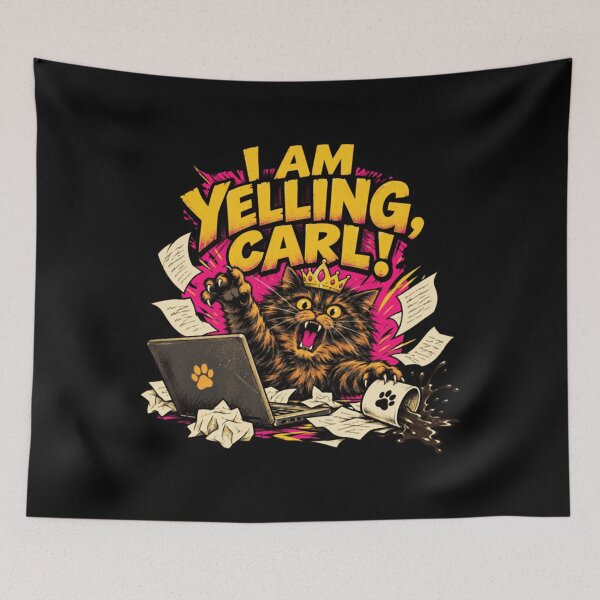 Item preview, Princess Donut I Am Yelling, Carl Mouse Pad designed and sold by ArchibaldStone.