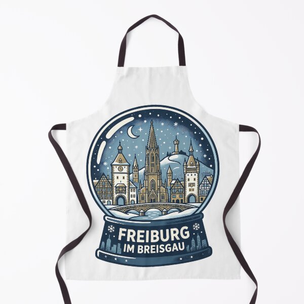Item preview, Vintage Freiburg Snow Globe Travel Badge designed and sold by k3rstman1.