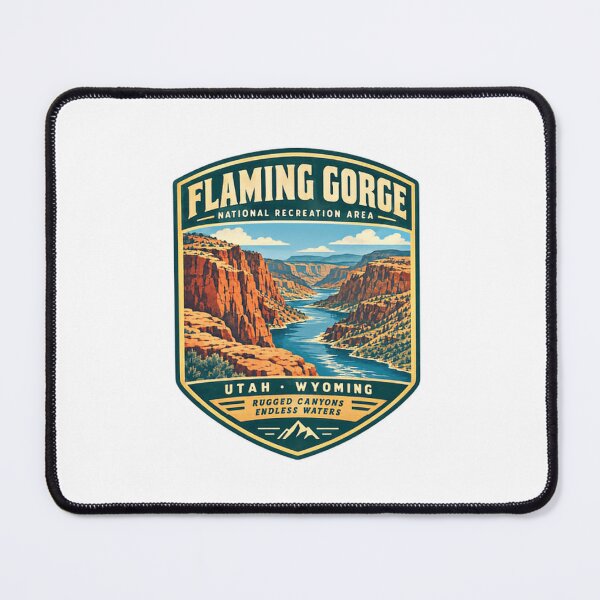 Item preview, Flaming Gorge National Recreation Area Utah Wyoming Rugged Canyons Endless Waters Outdoor Travel Souvenir designed and sold by Simsimah26Parks.