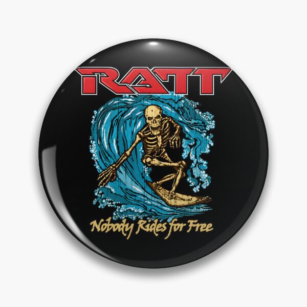 Item preview, RATT Nadie viaja gratis Surf de esqueletos designed and sold by TudyEvansio.